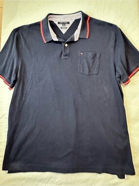 Tommy Hilfiger Custom Fit Polo | Men’s XXL | Navy | 100% Cotton